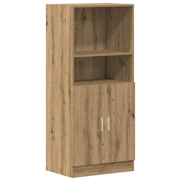vidaXL 2-Piece Kitchen Cabinet Set Engineered Wood Artisan Oak