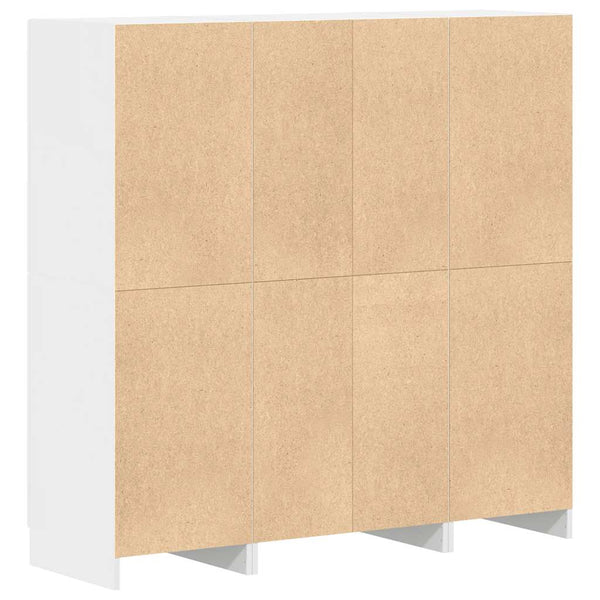 vidaXL 3-Piece Kitchen Cabinet Set White Engineered Wood