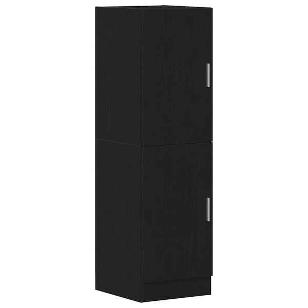 vidaXL 3-Piece Kitchen Cabinet Set Black Engineered Wood