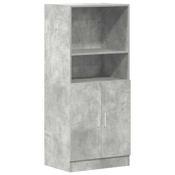 vidaXL 3-Piece Kitchen Cabinet Set Concrete Grey Engineered Wood