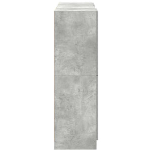 vidaXL 3-Piece Kitchen Cabinet Set Concrete Grey Engineered Wood