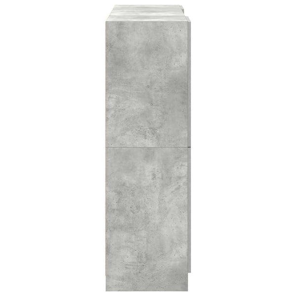 vidaXL 3-Piece Kitchen Cabinet Set Concrete Grey Engineered Wood