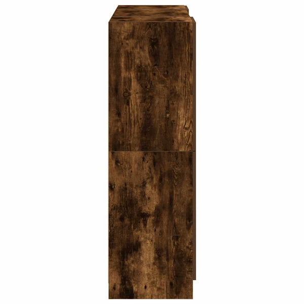 vidaXL 3-Piece Kitchen Cabinet Set Smoked Oak Engineered Wood