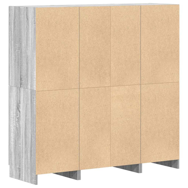 vidaXL 3-Piece Kitchen Cabinet Set Grey Sonoma Engineered Wood