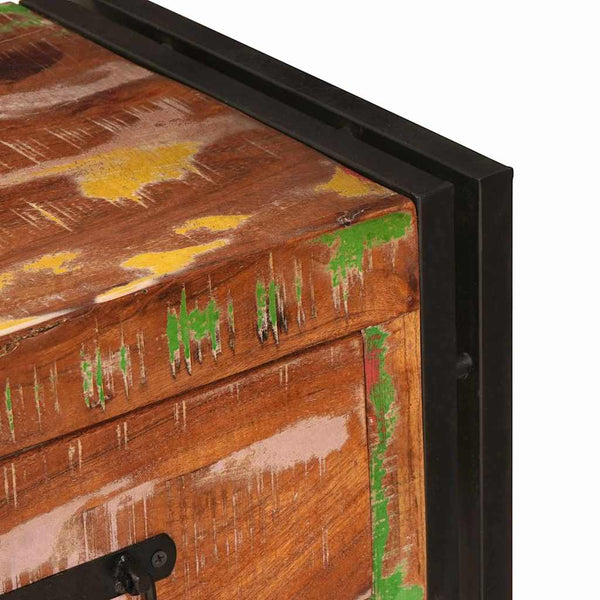 vidaXL Console Tables with Shelf 2 pcs Multicolored 161 x 33 x 75 cm