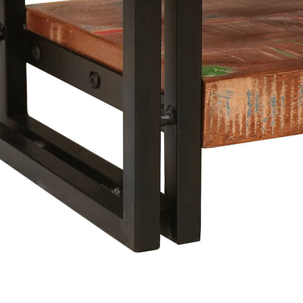 vidaXL Console Tables with Shelf 2 pcs Multicolored 161 x 33 x 75 cm
