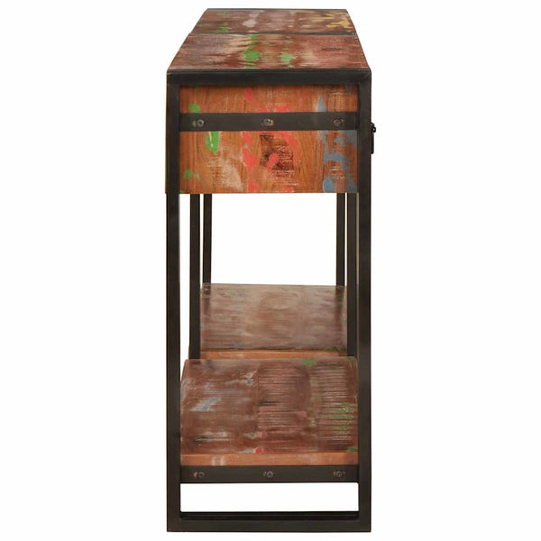 vidaXL Console Tables with Shelf 2 pcs Multicolored 161 x 33 x 75 cm