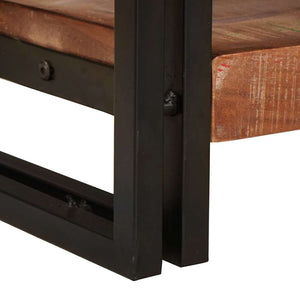vidaXL Console Tables 2 pcs Multicolored Solid Reclaimed Wood