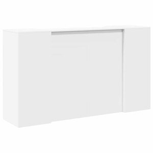 vidaXL Reception Desk White 180 x 50 x 103.5 cm Engineered Wood