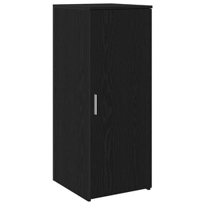 vidaXL Reception Desk Black Oak 180 x 50 x 103.5 cm Engineered Wood