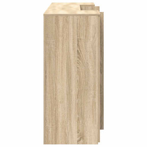 vidaXL Reception Counter Sonoma Oak 200x50x103.5 cm Engineered Wood