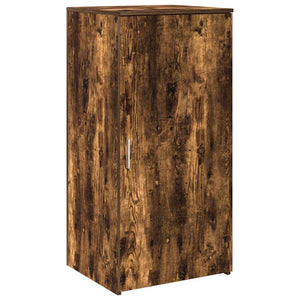 vidaXL Reception Counter Smoked Oak 200x50x103.5 cm Engineered Wood