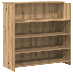 vidaXL Reception Counter Artisan Oak 200x50x103.5 cm Engineered Wood