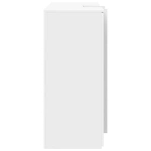 vidaXL Reception Desk White 155x50x103.5 cm Engineered Wood