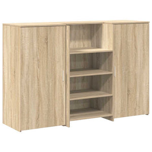 vidaXL Reception Counter Sonoma Oak 155x50x103.5 cm Engineered Wood