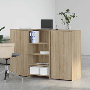 vidaXL Reception Counter Sonoma Oak 155x50x103.5 cm Engineered Wood