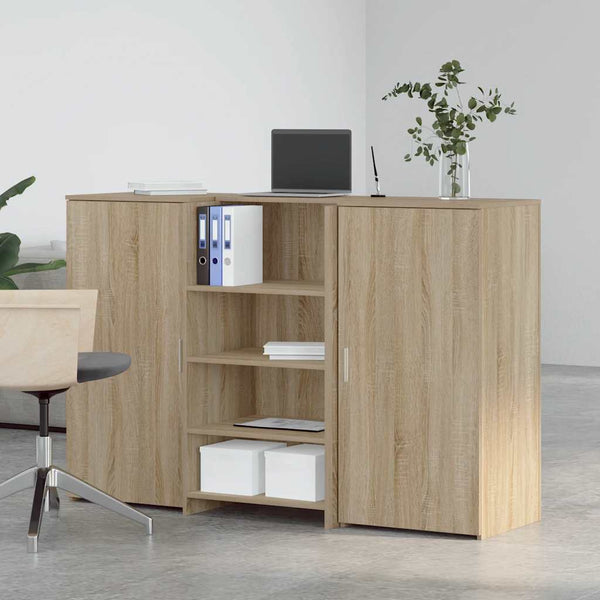 vidaXL Reception Counter Sonoma Oak 155x50x103.5 cm Engineered Wood