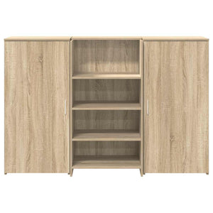 vidaXL Reception Counter Sonoma Oak 155x50x103.5 cm Engineered Wood