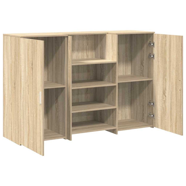 vidaXL Reception Counter Sonoma Oak 155x50x103.5 cm Engineered Wood