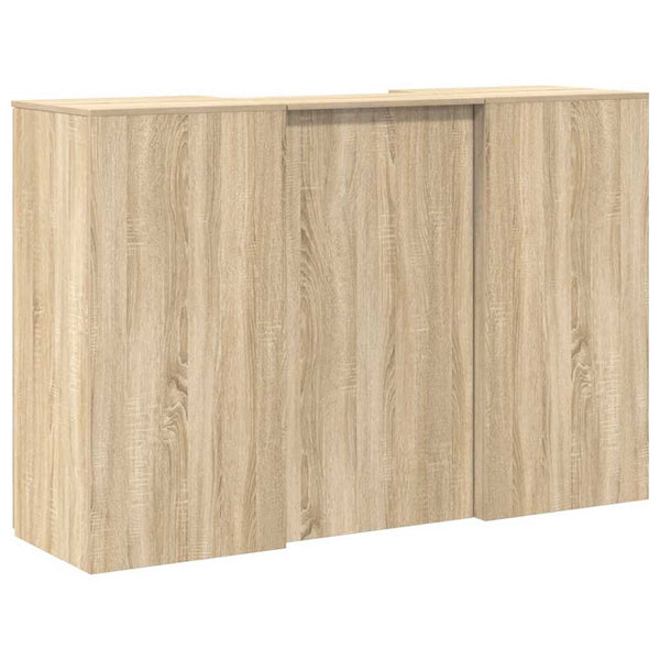 vidaXL Reception Counter Sonoma Oak 155x50x103.5 cm Engineered Wood