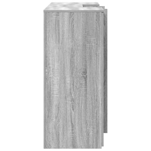 vidaXL Reception Desk Gray Sonoma 155x50x103.5 cm Engineered Wood