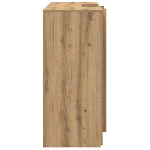 vidaXL Reception Desk Artisan Oak 155x50x103.5 cm Engineered Wood