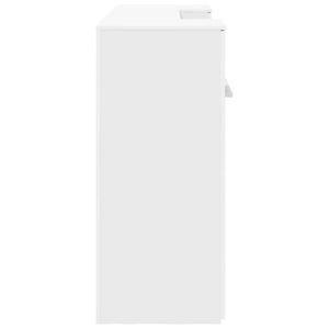 vidaXL Reception Desk White 200x50x103.5 cm Engineered Wood