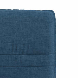 vidaXL Dining Chairs 2 pcs Blue Fabric