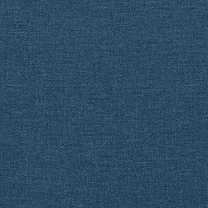 vidaXL Dining Chairs 2 pcs Blue Fabric