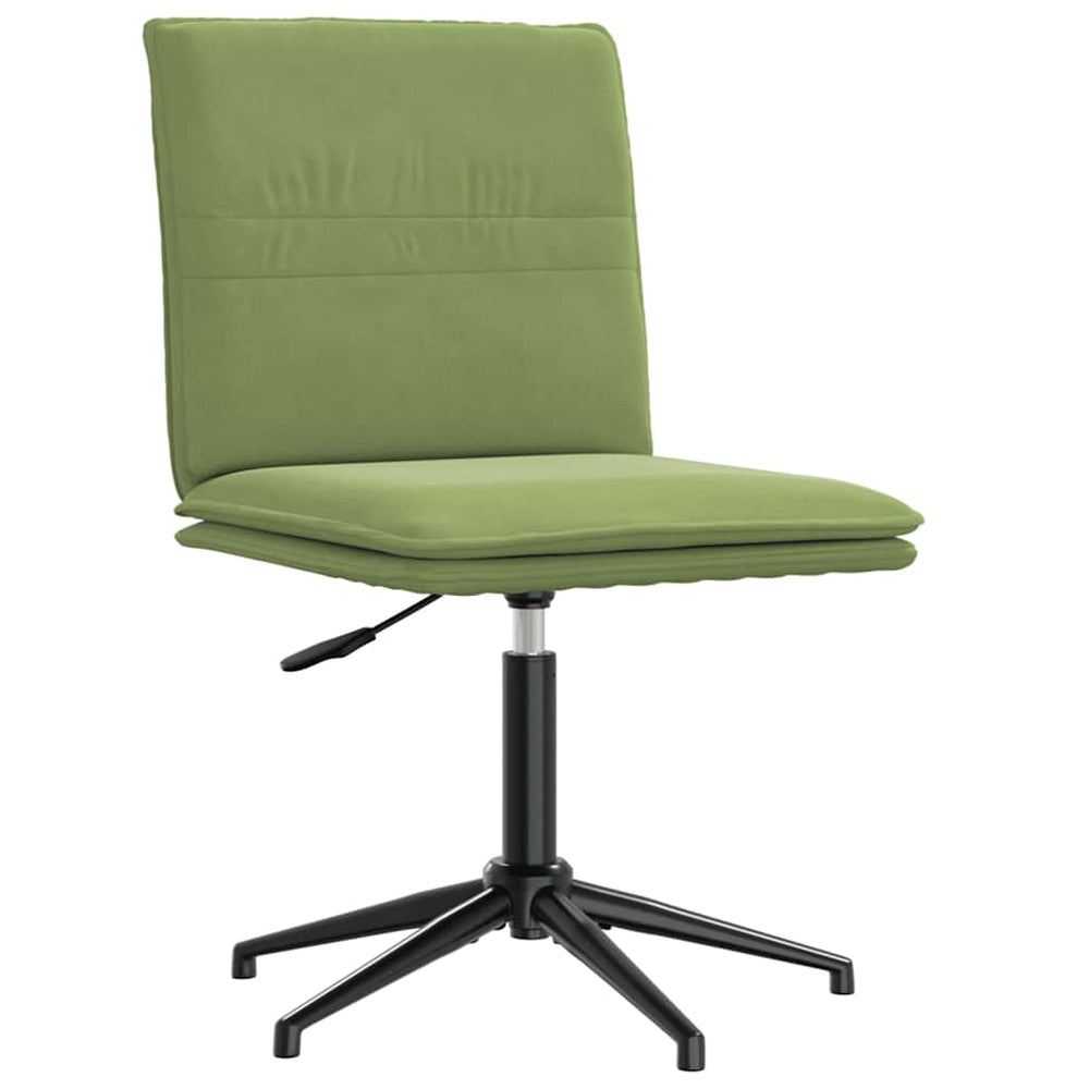 vidaXL Dining Chair Light Green Velvet