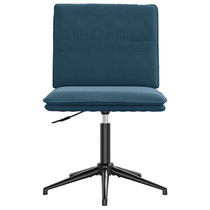 vidaXL Dining Chair Blue Velvet