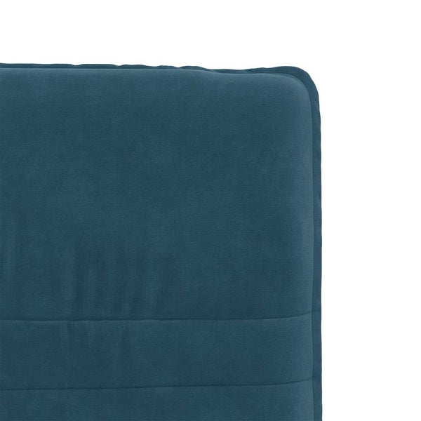 vidaXL Dining Chair Blue Velvet