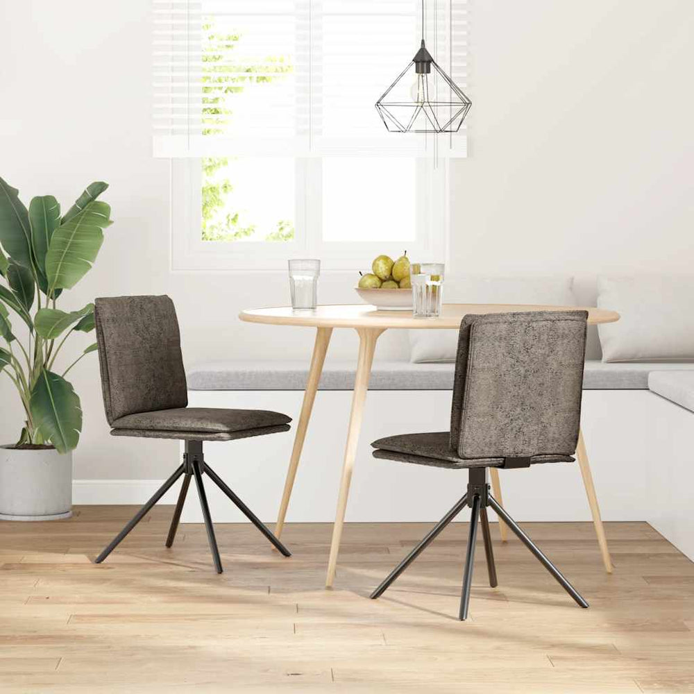 vidaXL Dining Chair Dark Gray