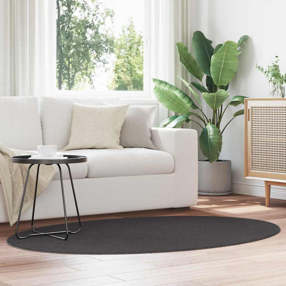 vidaXL Area Rugs HUARTE Anthracite 120 x 170 cm 100% Polyester