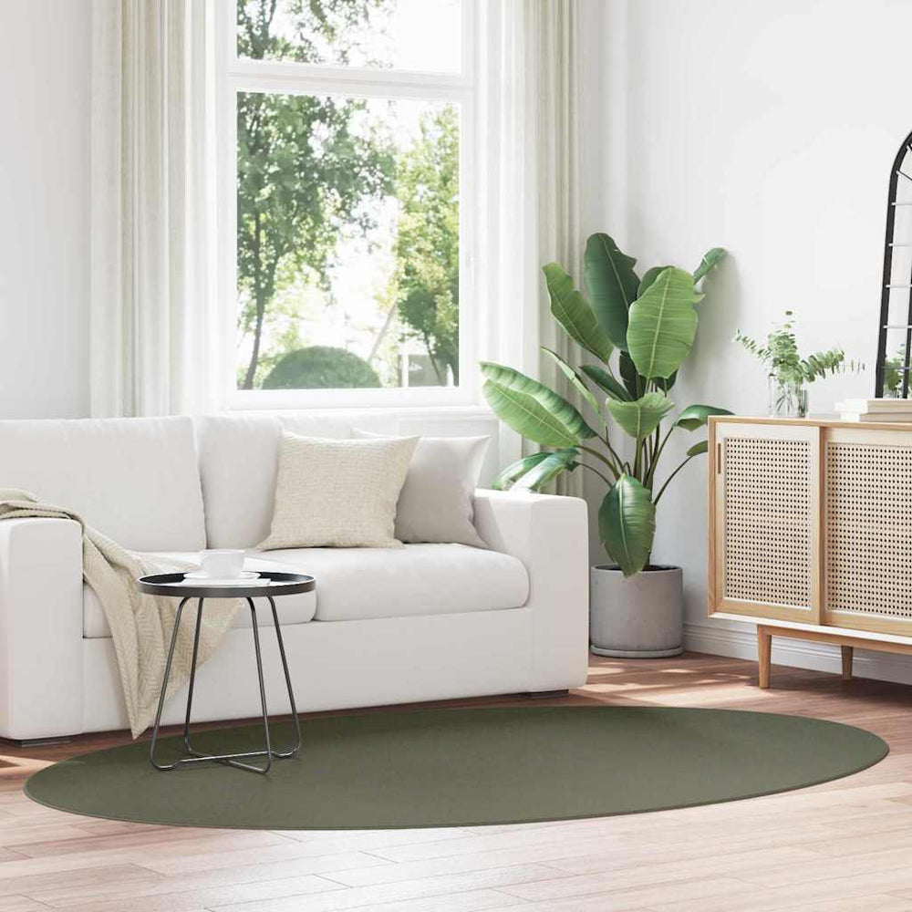 vidaXL Area Rugs HUARTE Forest Green 160 x 230 cm 100% Polyester