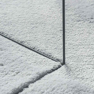 vidaXL HUARTE Gray Area Rug 80 x 150 cm Polyester
