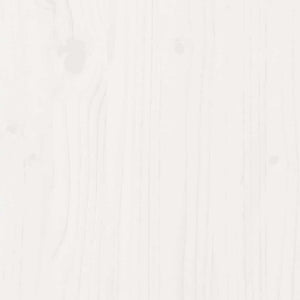 vidaXL Solid Pine Bed Frame without Mattress White 80x200 cm