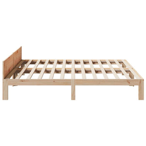 vidaXL Solid Wood Bed Frame without Mattress 160x200 cm Pine Wood