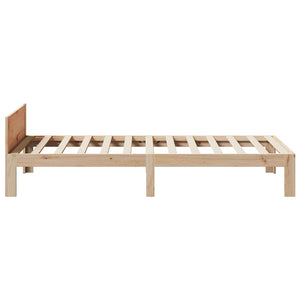 vidaXL Solid Pine Bed Frame without Mattress 90x200cm