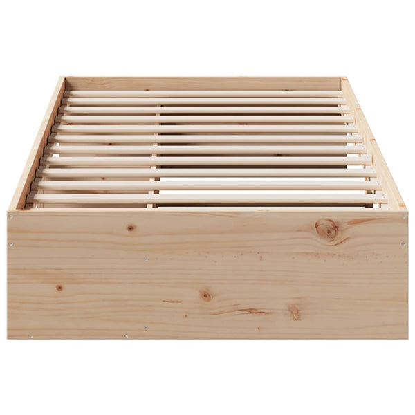 vidaXL Day Bed without Mattress 80x200 cm Solid Pine Wood