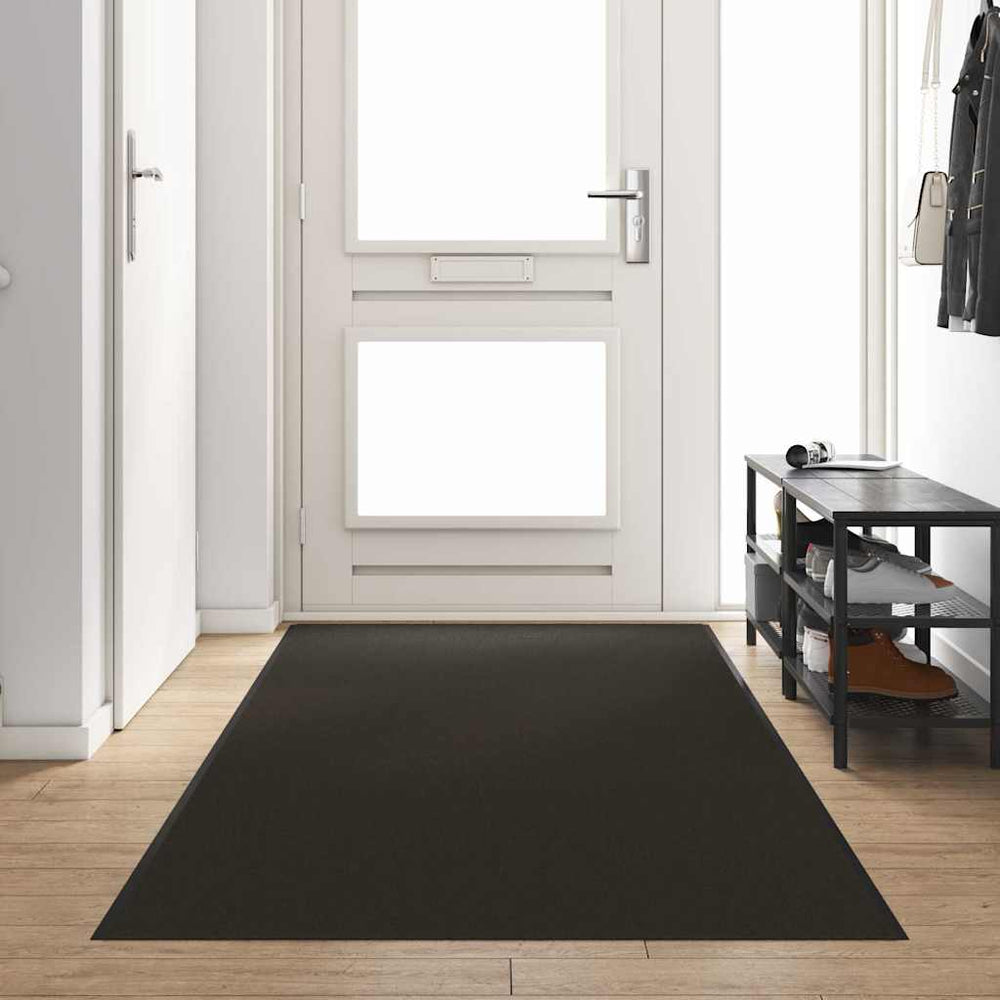 vidaXL Mat Miscellaneous Black 120 x 400 cm Polyamide and PVC