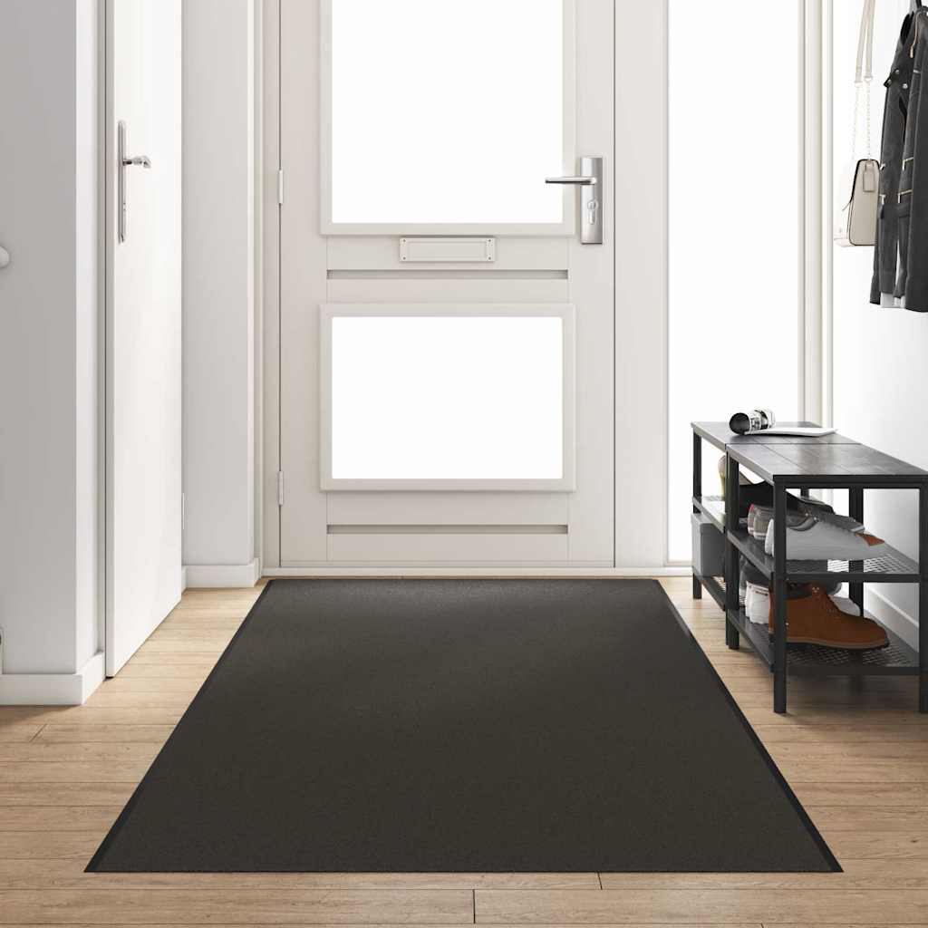 vidaXL Door Mat Anthracite and Black 120 x 400 cm 100% Polyamide