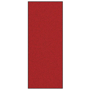 vidaXL Doormat Red and Black 120 x 300 cm Polyamide and PVC