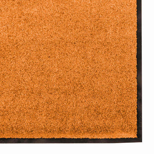 vidaXL Door Mat Orange and Black 120 x 250 cm Polyamide and PVC