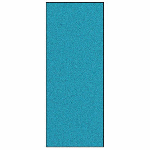 vidaXL Doormat Cyan and Black 120 x 300 cm 100% Polyamide