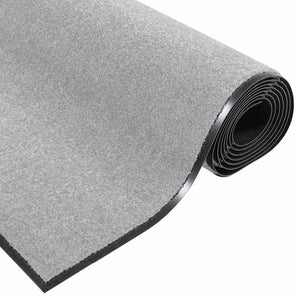 vidaXL Doormat Grey and Black 120 x 180 cm 100% Polyamide