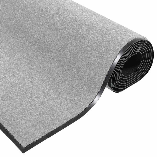 vidaXL Doormat Grey and Black 120 x 180 cm 100% Polyamide