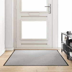 vidaXL Doormat Grey and Black 120 x 180 cm 100% Polyamide
