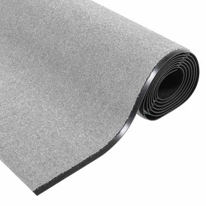 vidaXL Door Mat Gray and Black 120 x 400 cm 100% Polyamide