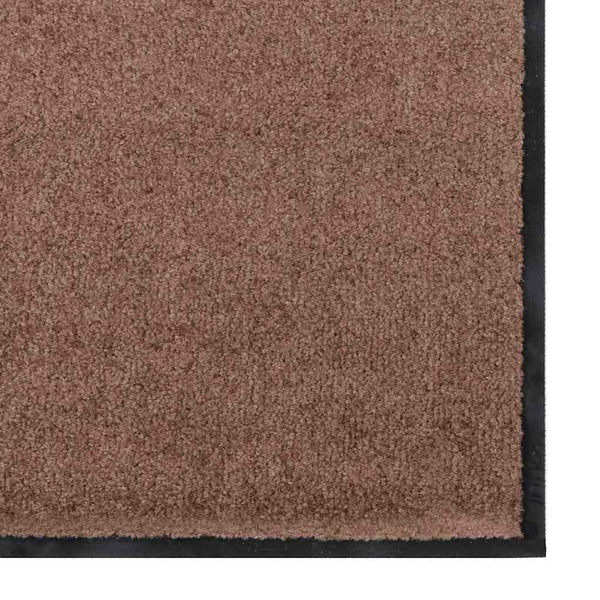 vidaXL Doormat Brown and Black 120 x 300 cm 100% Polyamide